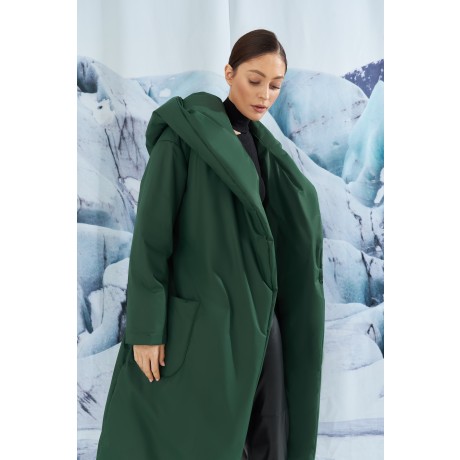 Зимнее пальто с капюшоном KYROCHKI-NA ВП1119 фото 5034