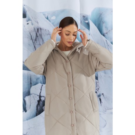 Зимнее стёганое пальто KYROCHKI-NA ВП1131 фото 5033