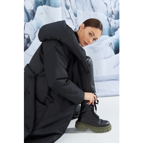 Зимнее пальто с капюшоном KYROCHKI-NA ВП1117.1 фото 5030