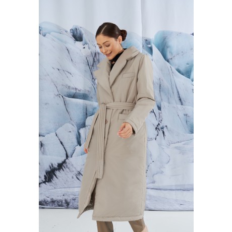 Зимнее стёганое пальто на пуговицах KYROCHKI-NA ВП1116 фото 5030