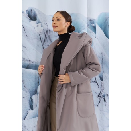 Зимнее пальто с капюшоном KYROCHKI-NA ВП1117 фото 5030