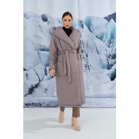 Зимнее пальто с капюшоном KYROCHKI-NA ВП1117 фото 5036