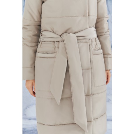 Зимнее стёганое пальто с капюшоном KYROCHKI-NA ВП1126 фото 5031