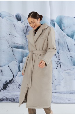 Зимнее стёганое пальто на пуговицах KYROCHKI-NA ВП1116 фото 20