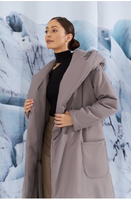 Зимнее пальто с капюшоном KYROCHKI-NA ВП1117 фото 20
