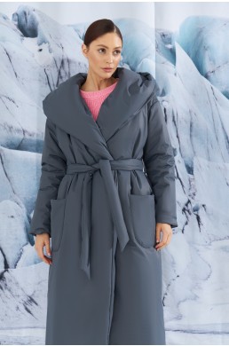 Зимнее пальто с капюшоном KYROCHKI-NA ВП1118 фото 20
