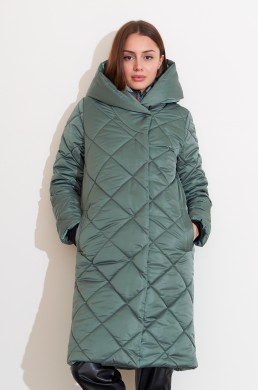 Зимнее стёганое пальто KYROCHKI-NA В1000 фото 20